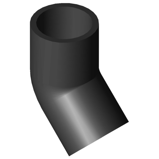 [GFI193281425] COUDE 45° LISSE D160 PE100 SDR11 NF136 8022189 / 8022130 CLI160045